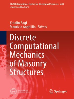 cover image of Discrete Computational Mechanics of Masonry Structures